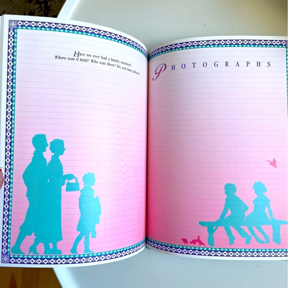 Vintage Book to Gift Grandparents to Fill Out - Picture 4 of 4